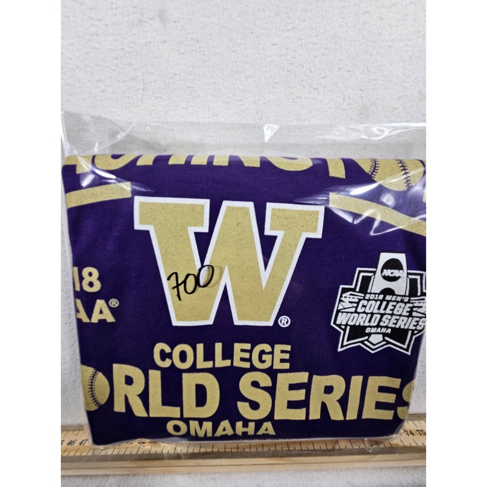 Blue 84 Washington Huskies 2018 NCAA College World Series T-Shirt Purple XXL - Picture 7 of 7
